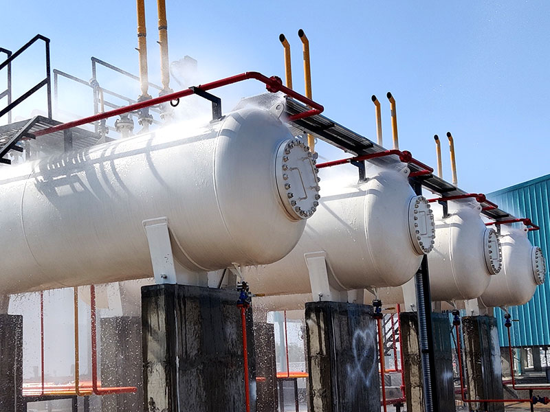 Pragati Gas Systems engineers installing an 